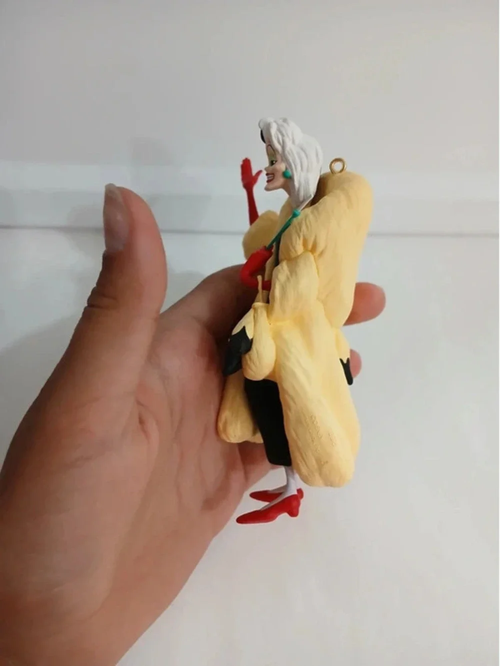 Vintage Cruella Christmas ornament